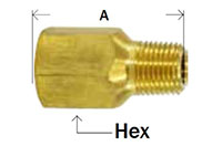 Carburetor to Fuel Line Adapter - Ford Diagram